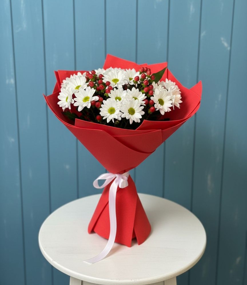 Букет цветов из: Хризантемы в Дивноморское