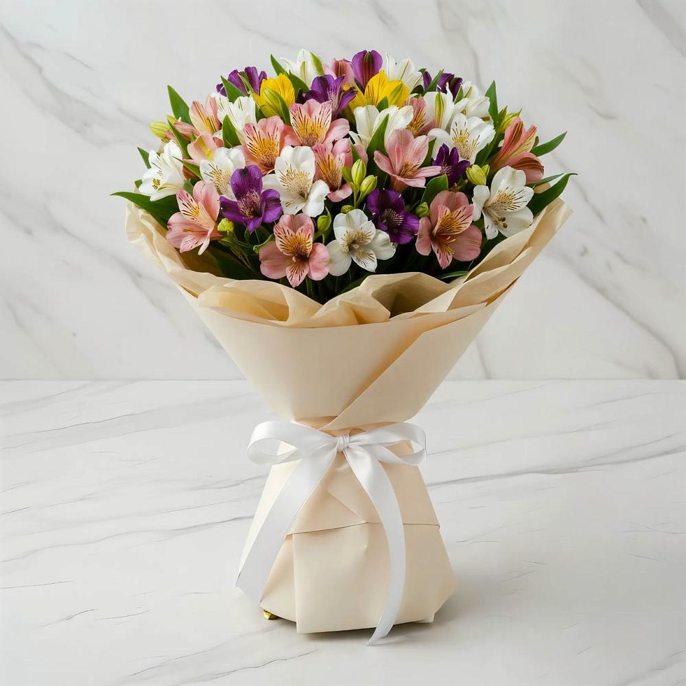 Букет цветов из: Альстромерии в Дивноморское