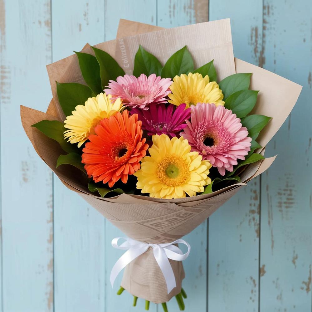 Букет цветов из: Герберы в Дивноморское
