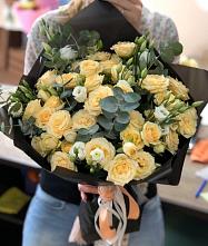 Букет цветов из:  Розы и Лизиантусы #REPLACE_PRED# Дивноморское