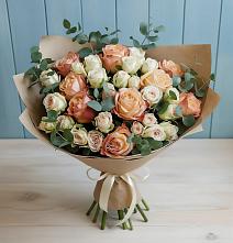 Букет цветов из:  Альстромерии и Розы в Дивноморское